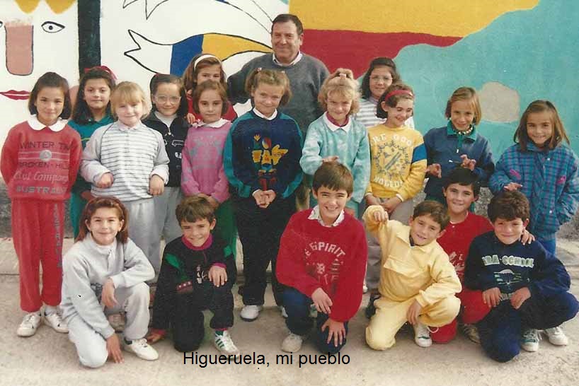 Alumno de don Antonio Tolsada, curso 1989-1990