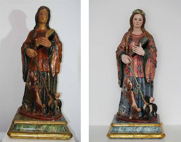 Restauración imagen de Santa Quiteria "La Vieja"