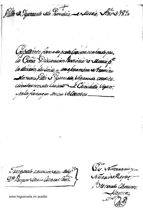 Higueruela 1820